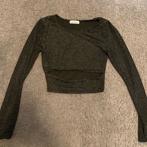 Sparkly crop top